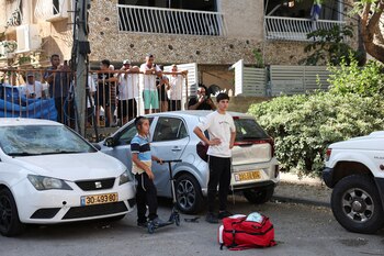 Vecinos de la zona afectada