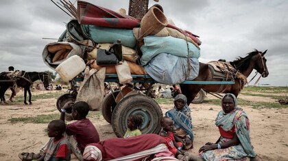 Guerra en Sudán: 110 personas murieron por desnutrición en un mes en un campo de desplazados en Kalma