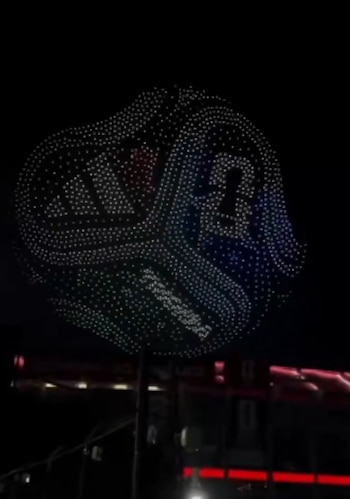 La FIFA organizó un show de drones antes de la inauguración del Mundial 2026.