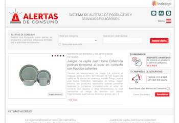 Portal de Alertas de Consumo