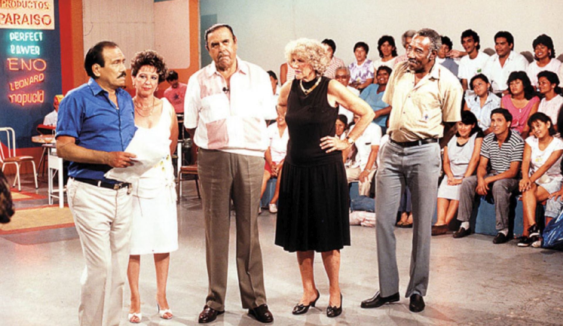 Con lágrimas y una frase inolvidable, Augusto Ferrando cerró el último episodio de “Trampolín a la fama” tras tres décadas de éxito televisivo. (Panamericana TV)