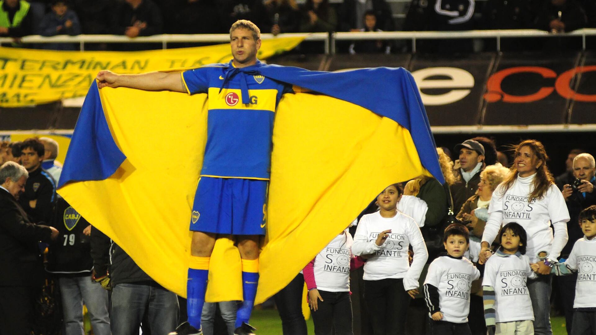 El día de la despedida de Palermo de la Bombonera (Foto Baires)