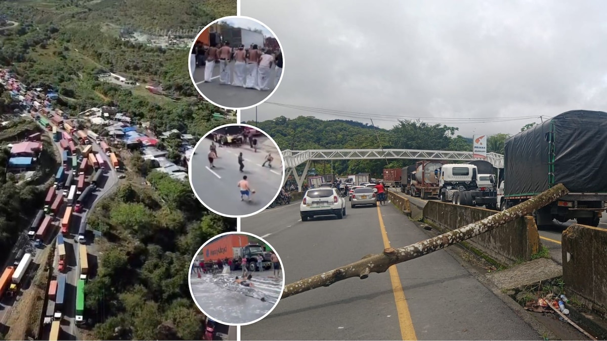 Bloqueo en la vía Panamericana |Tras cinco días grupo de transportadores compartió cómo resisten: hasta con carreras de costales - Infobae