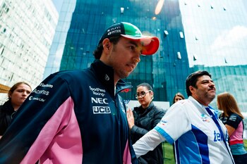 El piloto mexicano Sergio ""Checo""
