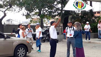 Militantes de Acción Democrática se