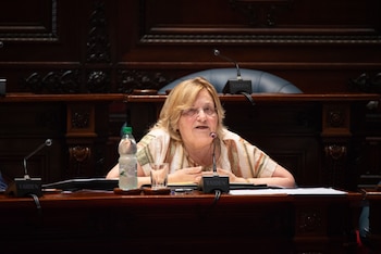 La senadora del Partido Nacional