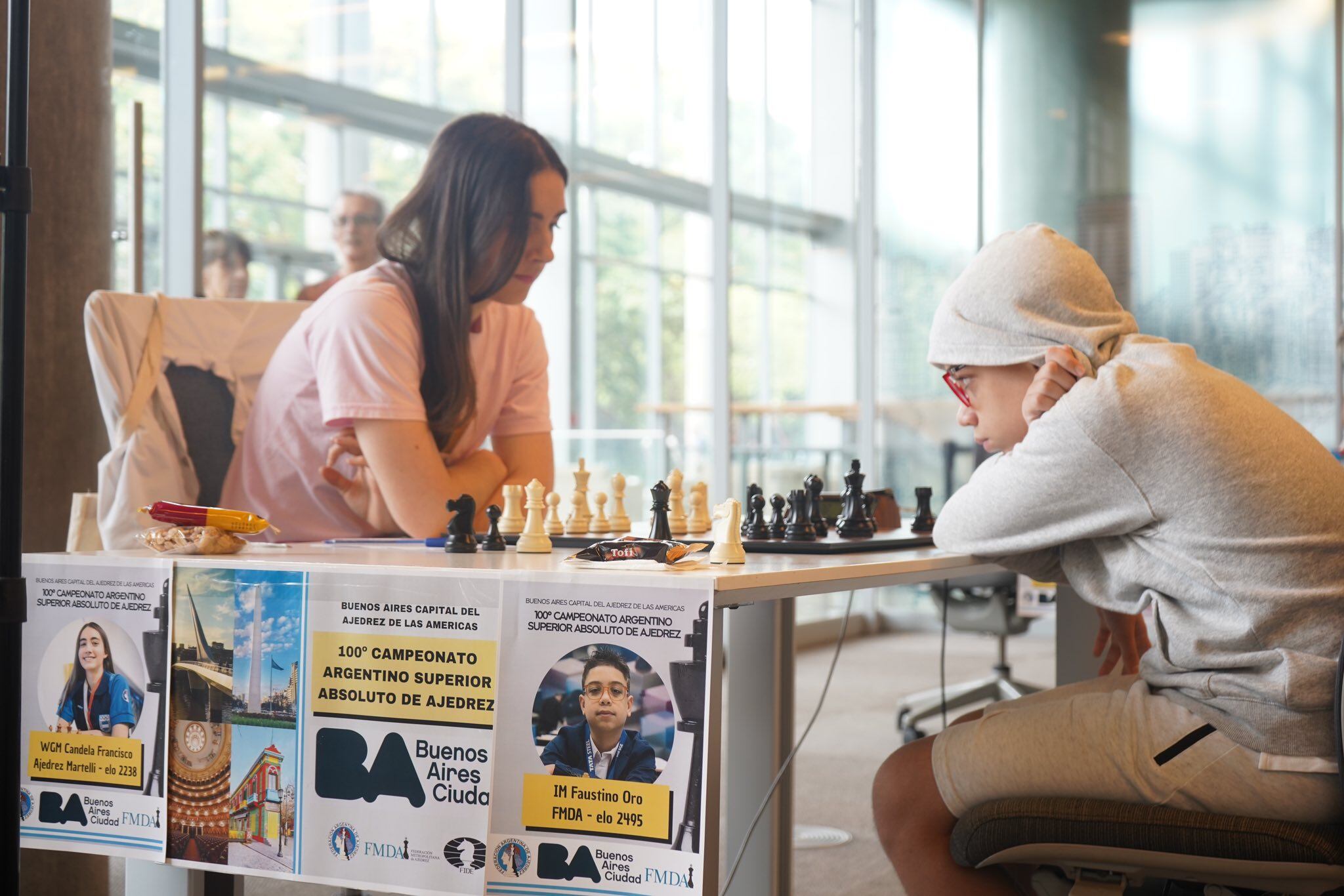 Faustino Oro consiguió su tercera victoria consecutiva en el Campeonato Argentino de ajedrez