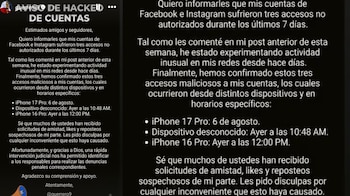 Paolo Guerrero compartió en sus redes sociales capturas de los accesos no autorizados a sus cuentas, señalando ubicaciones en Brasil y Perú.