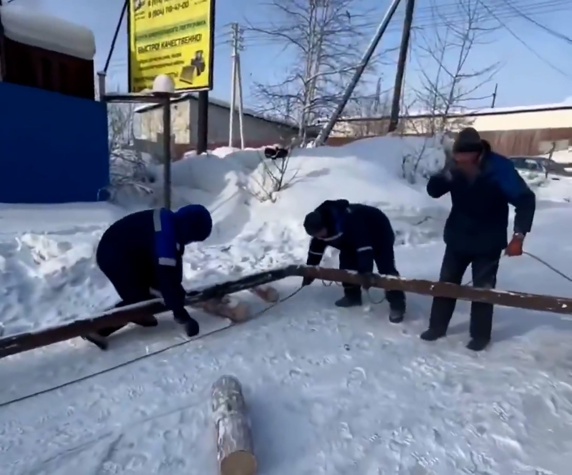Un pueblo de Siberia pasó el invierno a -40ºC sin calefacción: detuvieron al alcalde