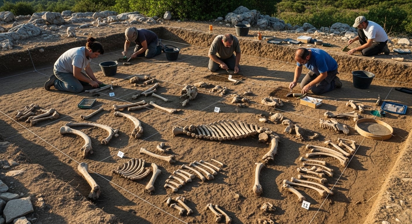 Fósiles del Levante documentan la extinción de elefantes, mamuts y grandes hipopótamos en convivencia con humanos antiguos (Imagen Ilustrativa Infobae)