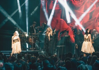 Dulce creó una atmósfera íntima