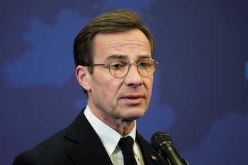 Ulf Kristersson, primer ministro sueco,