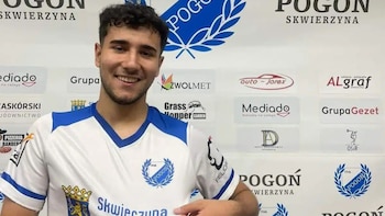 Ángel Panizo en Polonia.. (Imagen Fútboljobs)