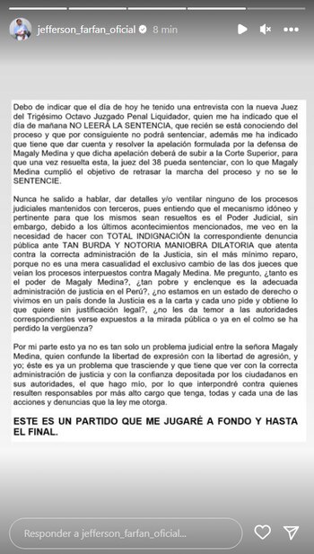 Jefferson Farfán denuncia irregularidades en