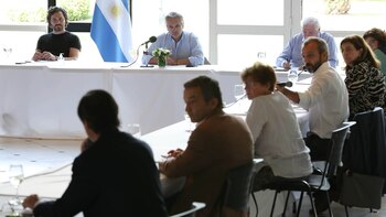 Alberto Fernández escuchó esta mañana