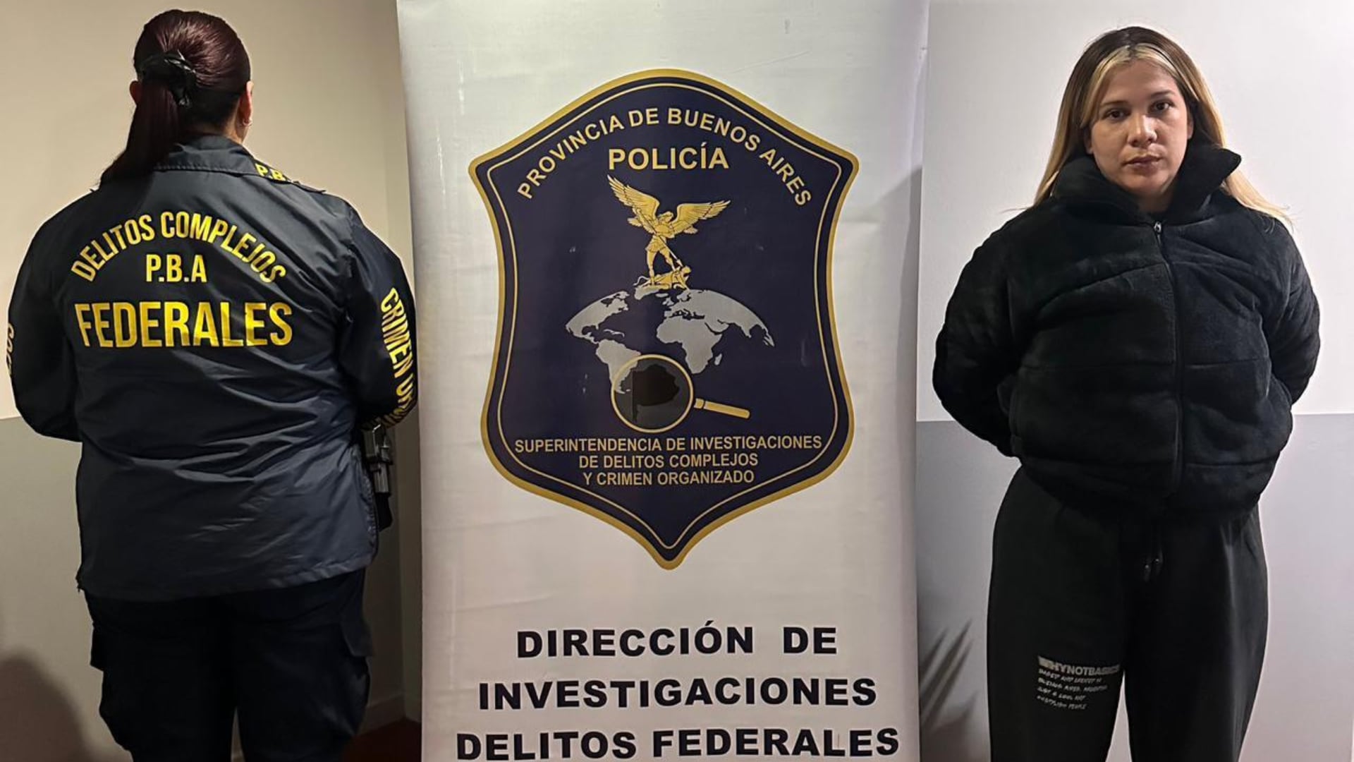 Lucía, la viuda negra detenida