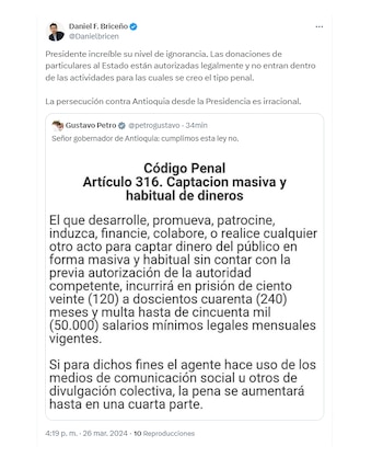 Los señalamientos del presidente al