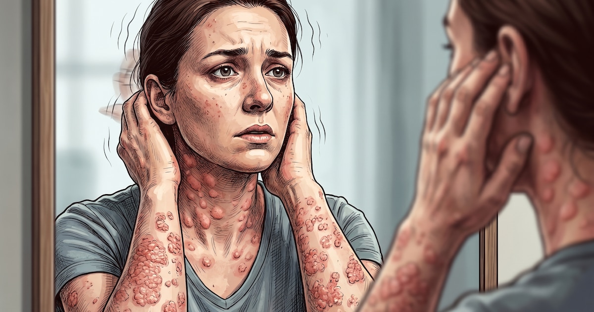 Estrés y Piel: El Vínculo Invisible que Agrava la Urticaria, la Psoriasis y el Eccema