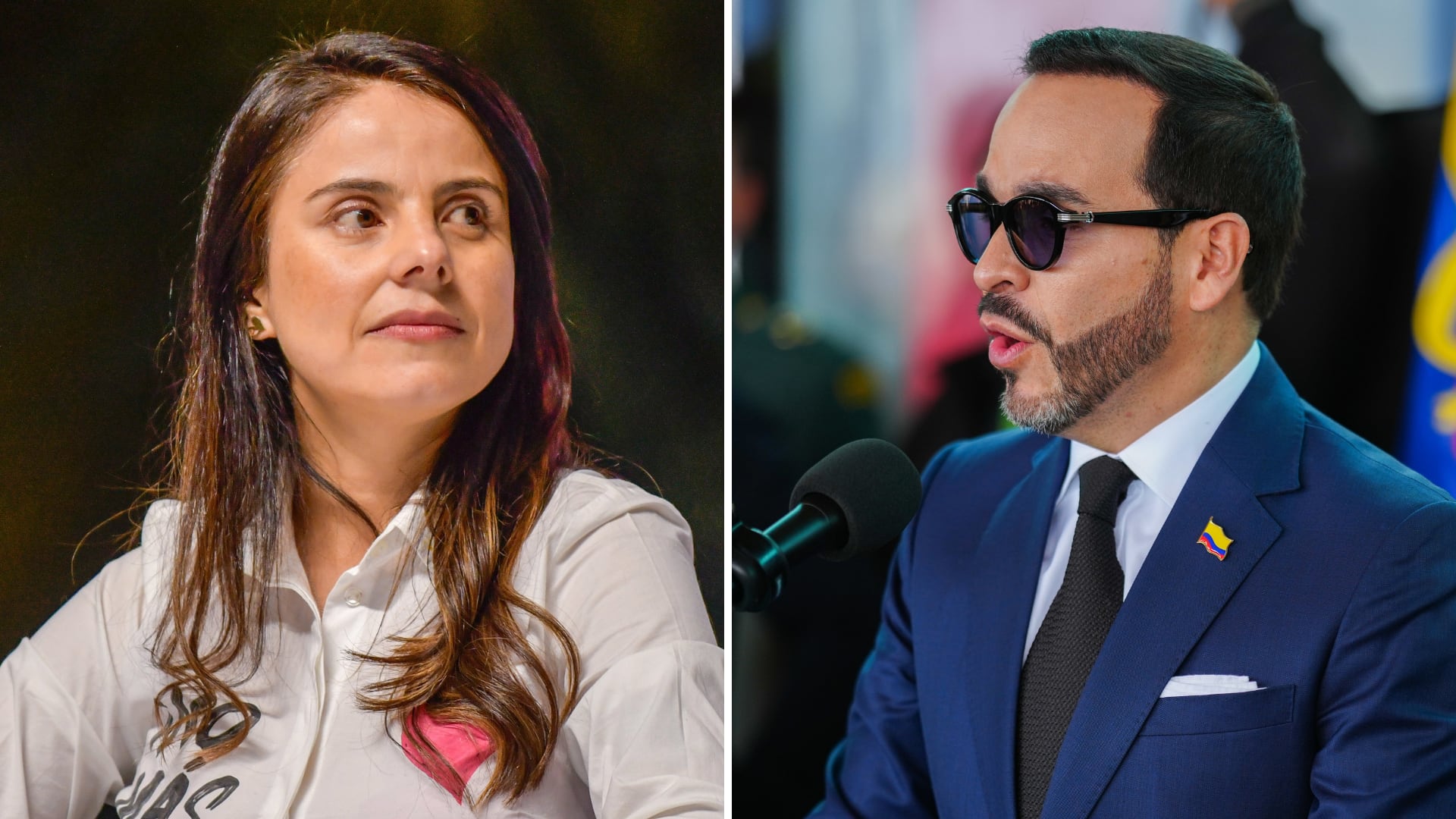 Esmeralda Hernández cuestionó el aumento del déficit presupuestal de Abelardo de la Espriella - crédito Esmeralda Hernández/Facebook - Juan Diego Cano/Presidencia