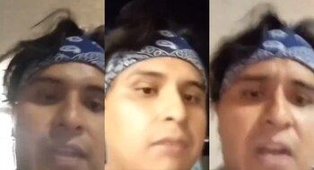 El sujeto realizó una transmisión