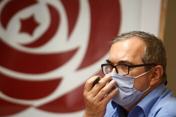 El presidente del partido Comunes,