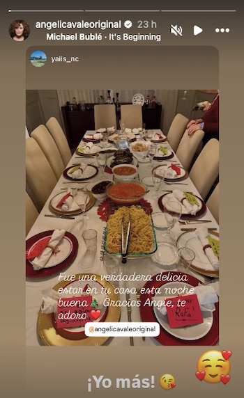 Angélica vale en Navidad. (Instagram)