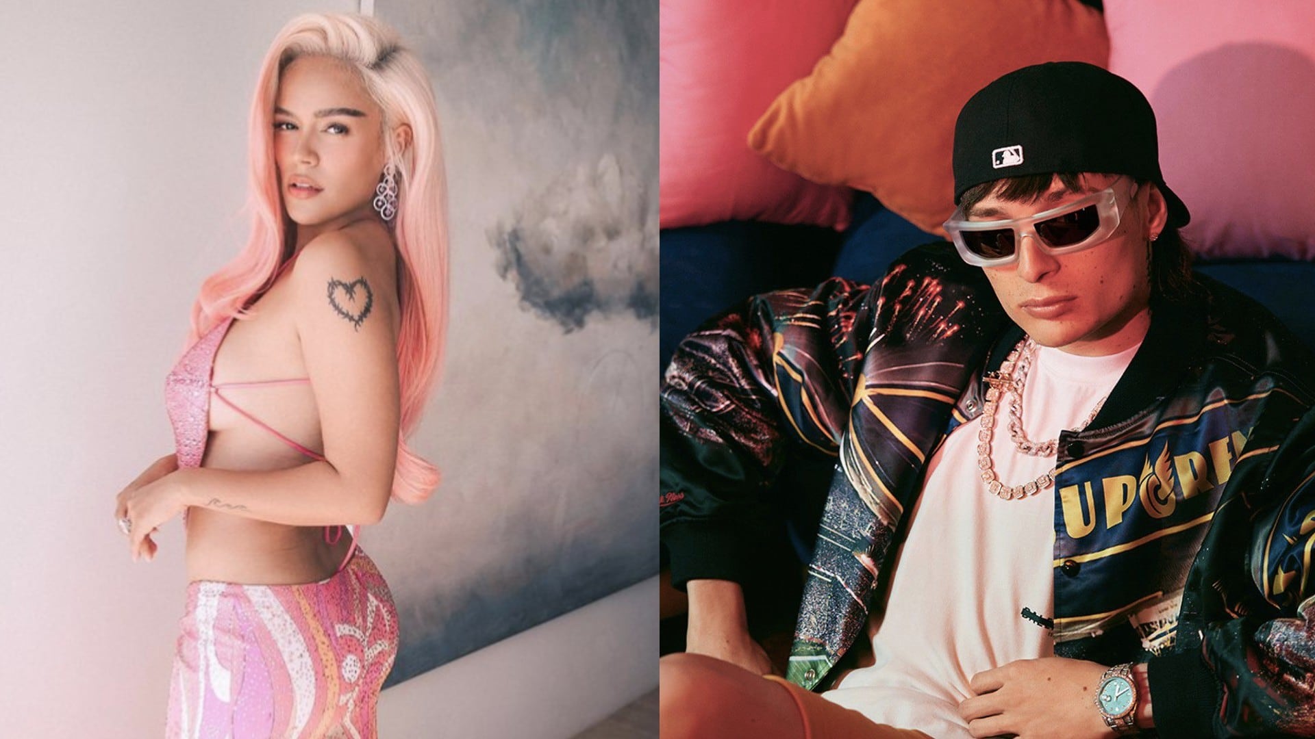Karol G y Peso Pluma interpretaron “Qlona” ante miles de asistentes en East Rutherford | Archivo Infobae/Billboard.