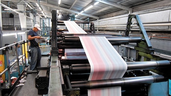 La rotativa de La Prensa