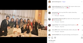 La publicación navideña de Pilar