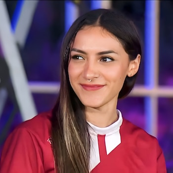 Gloria Murillo, del equipo rojo,