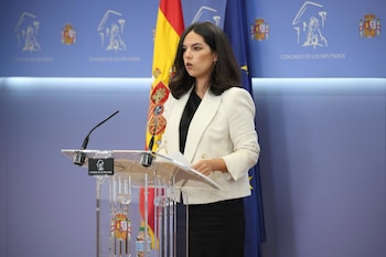 15/09/2026 La portavoz de Vox en el Congreso, Pepa Millán, durante una rueda de prensa en el Congreso de los Diputados, a 15 de septiembre de 2026, en Madrid (España).
POLITICA
Alejandro Martínez Vélez - Europa Press