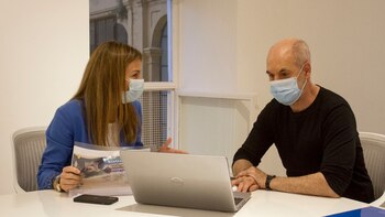 El jefe de Gobierno Horacio