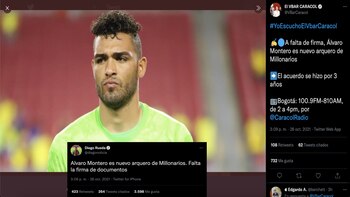 Álvaro Montero, nuevo portero de