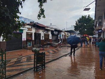 Así quedaron los locales del