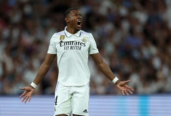 David Alaba en un partido