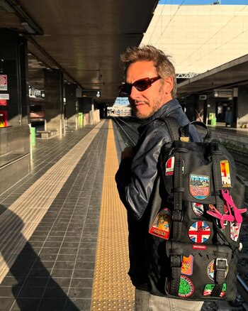 Vicuña tiene su mochila adornada