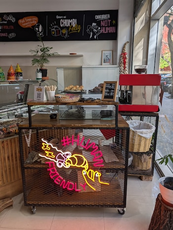 El área de cafetería "human