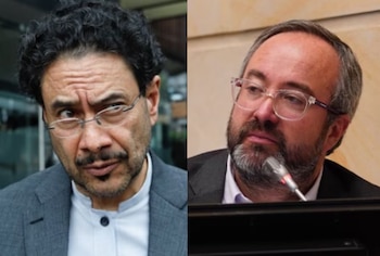 El candidato presidencial Iván Cepeda aseguró que la presencia de Ciro Ramírez en el Congreso demuestra falta ética - crédito Colprensa y @SenadoGovCo/X
