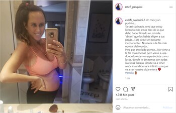 La publicación de Estefanía Pasquini