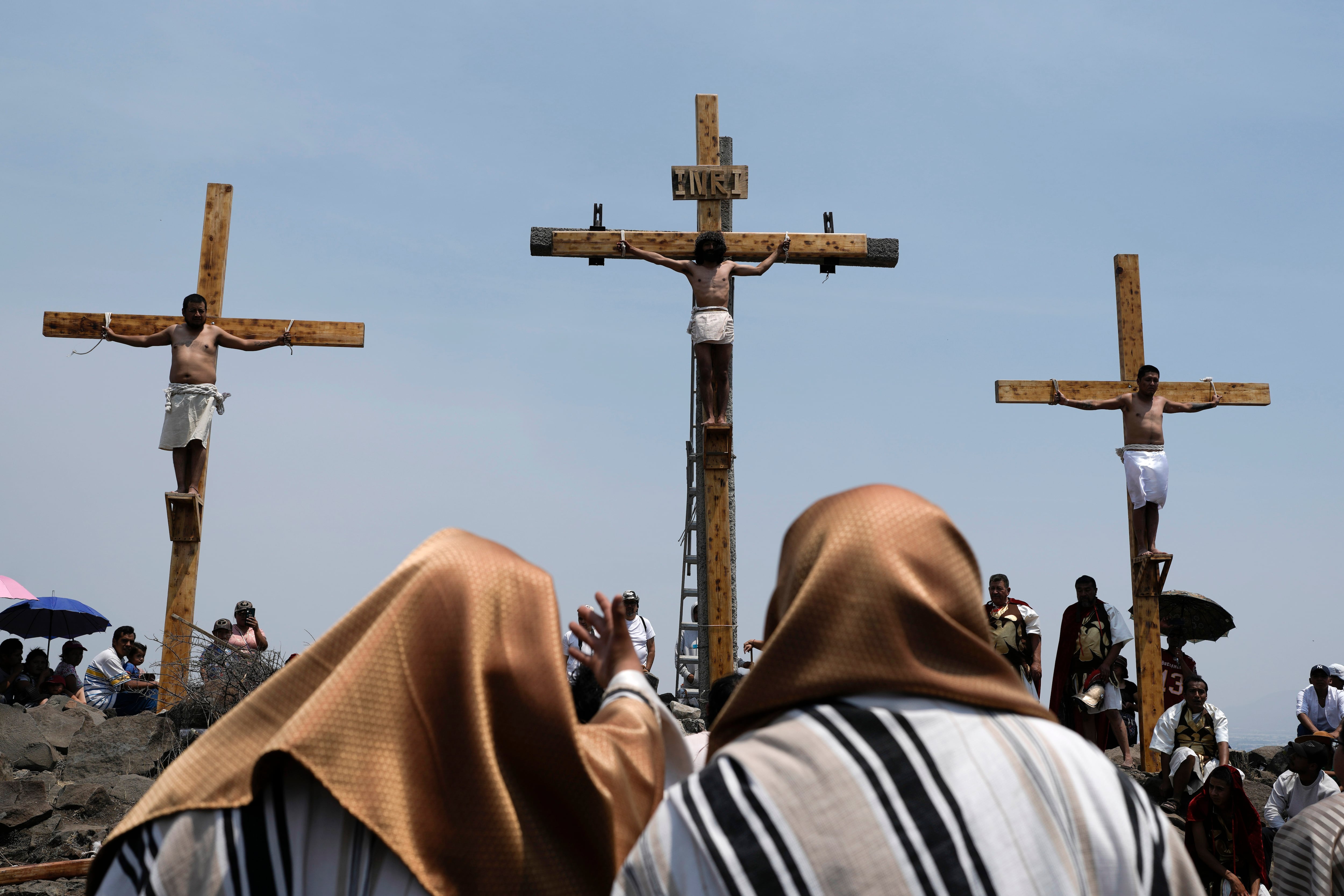El Domingo de Resurrección, celebración central del cristianismo y cierre de Semana Santa (AP Foto/Marco Ugarte)