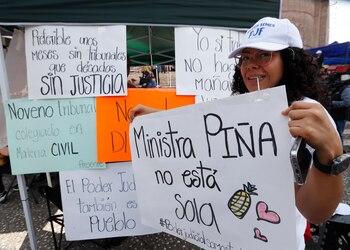 Trabajadores del Poder Judicial protestan