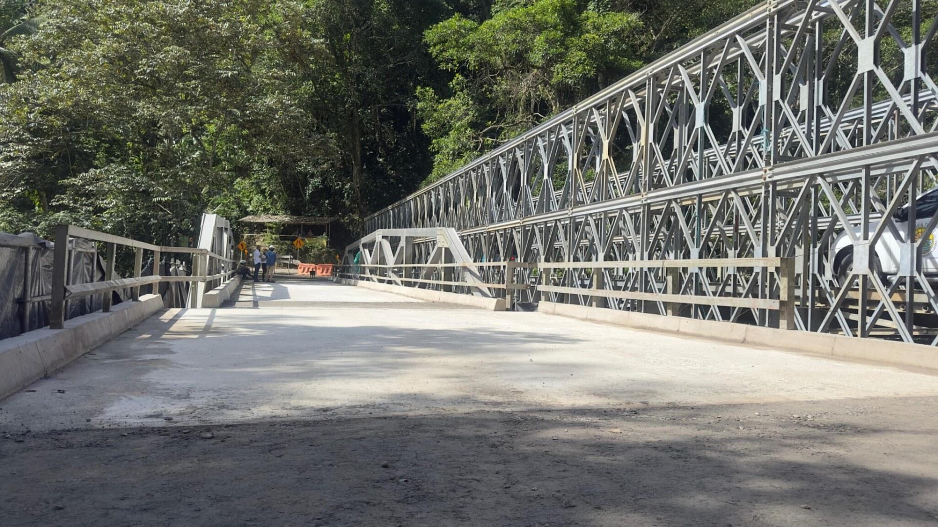 Los puentes en Colombia se llevan la mayor atención de las inversiones - crédito Gobernación de Caldas