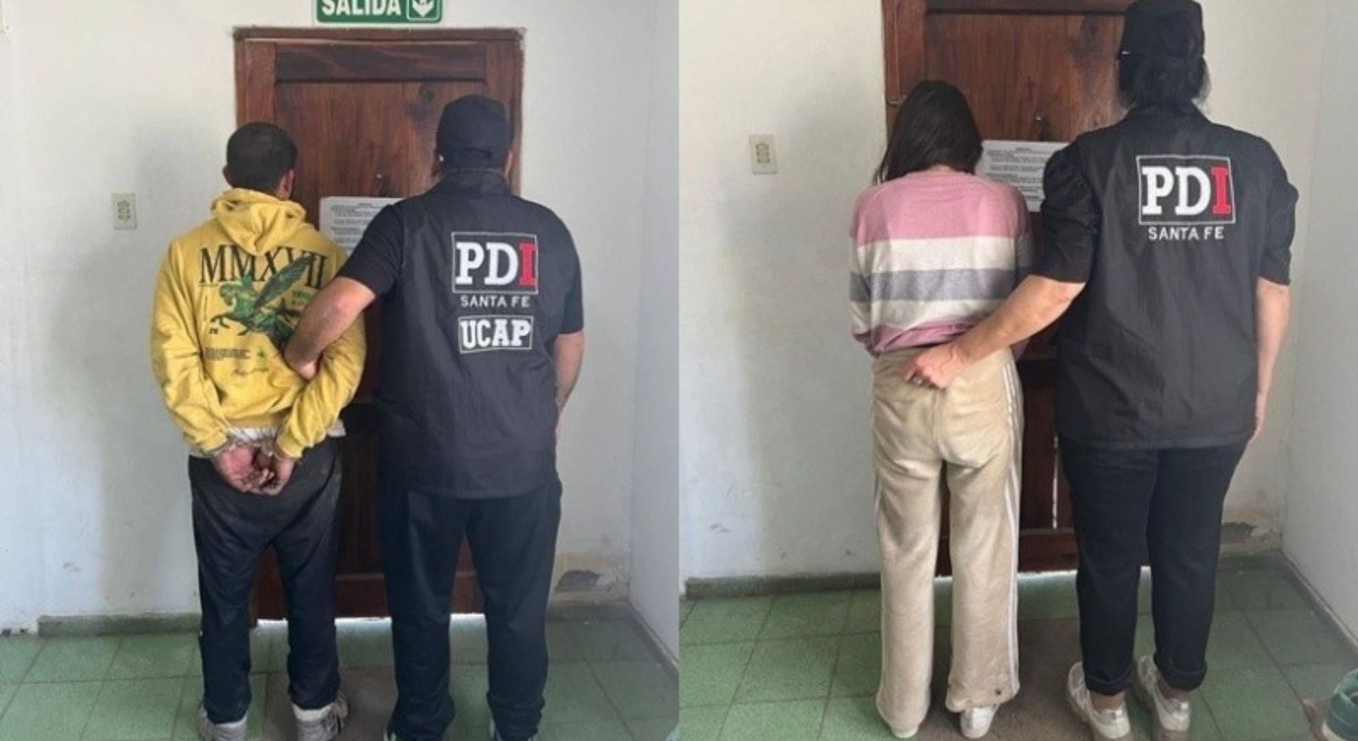 La pareja fue detenida después de haber permancido en fuga por un año (Gentileza: Rosario 3)