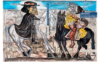 Tapa y contratapa desplegada de