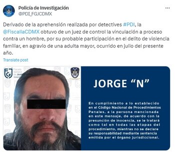 El hombre ya había sido