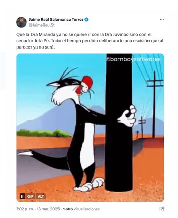 El presidente de la Cámara,