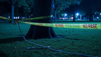 Hallaron a un hombre suspendido desde un árbol en un parque en Bogotá: las autoridades investigan