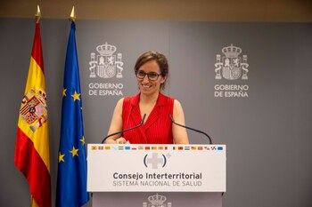 Mónica García, ministra de Sanidad,