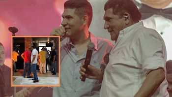 Poncho Zuleta llegó a la clínica donde está su hijo Kbeto, tras sufrir un accidente de tránsito junto con su agrupación: este es el estado de salud del artista