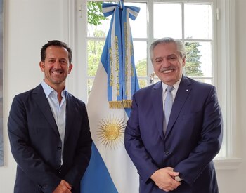 Alberto Fernandez y Armando Torrado,